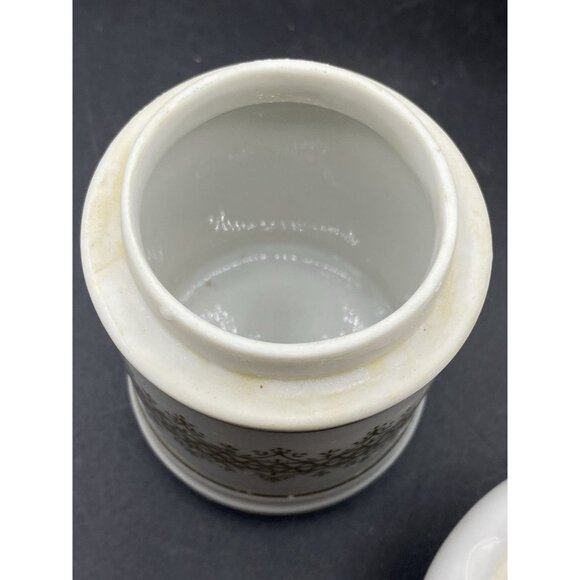 MCM Nasco Japan Apothecary Vanity Set 3 Hollywood Regency Gold Trim - Picture 11 of 16